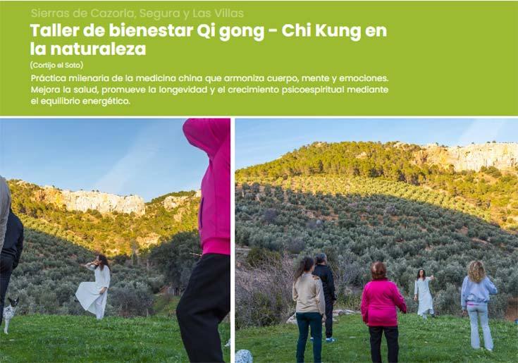 Taller de bienestar Qi gong - Chi Kung en la naturaleza