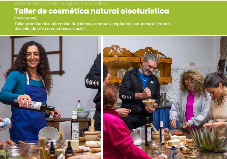 Taller de cosmética natural oleoturística