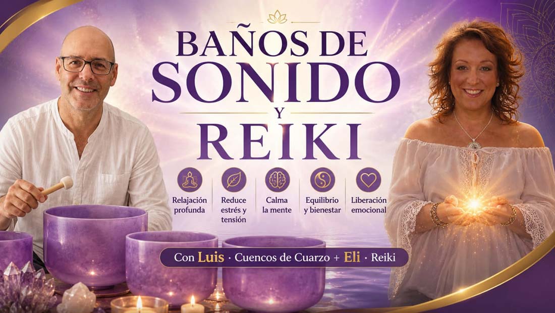 Taller en Cortijo el Soto de Baños de Sonido + Reiki